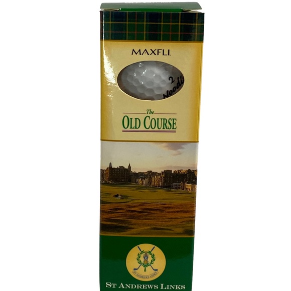 St. Andrews, Maxfli Box of 3 golf Balls. - Picture 4 of 4